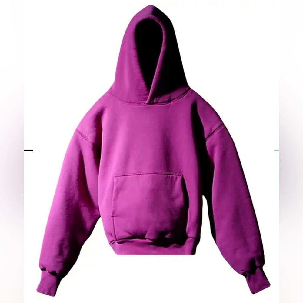 Yzy Kanye West Gap Vibrant Purple Hoodie Medium Thick Heavy Cotton Magenta